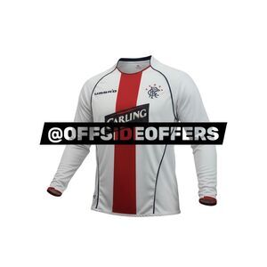 Umbro Glasgow Rangers Jersey 2005/06 Season Long Sleeve Away Shirt Size Medium